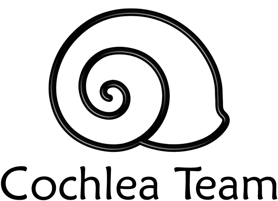 Logo et texte noir