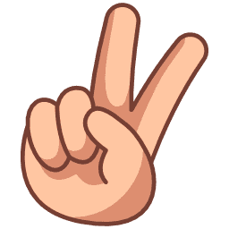 Hand - Peace Sign - Left